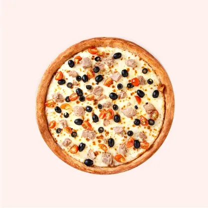 Picture of italian pizzas served